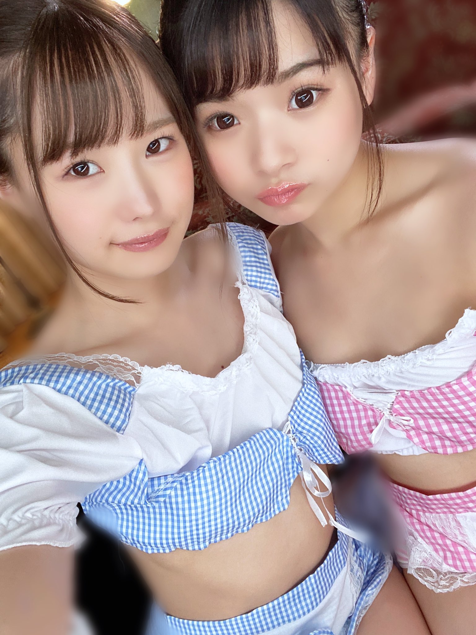 Wロリっ娘尻でイクッ